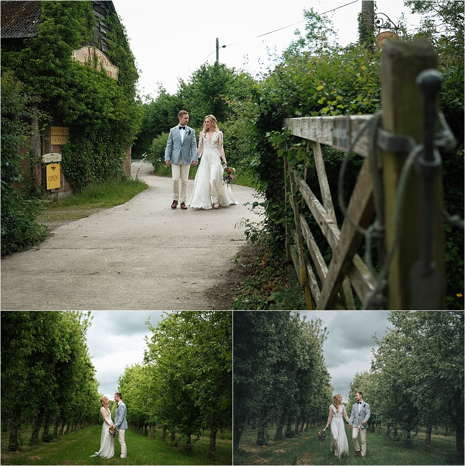 Cider Barn Wedding Photograper